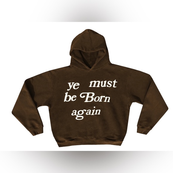 Cactus Plant Flea Market Born Again Hooded Sweatshirt Brown, L Size Brand New - Picture 2 of 2